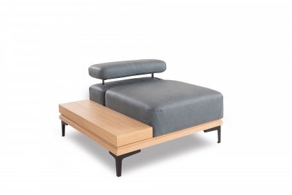 Tilia von ADA Mindful Living - modulares Ecksofa rechts blue-grey