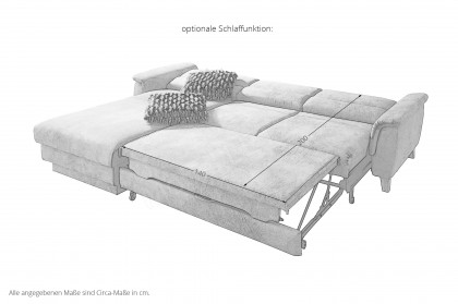 Multimaxx Marica 2073 von MONDO - Polstersofa links steel