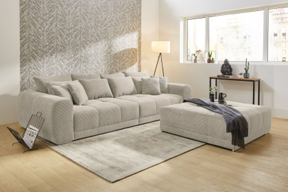 Moldau von Job - XXL-Sofa light greige