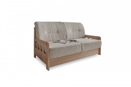 Tova von Skandinavische Möbel - Schlafsofa in Beige 150 x 196