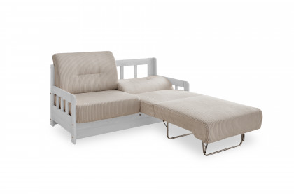 Tova von Skandinavische Möbel - Schlafsofa beige