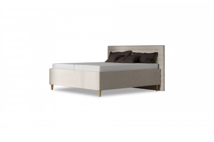 Linea von Schlaraffia - Polsterbett beige mit Bettkasten