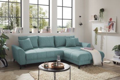 Bern-LE24 von ED-Lifestyle - Ecksofa Variante rechts mint