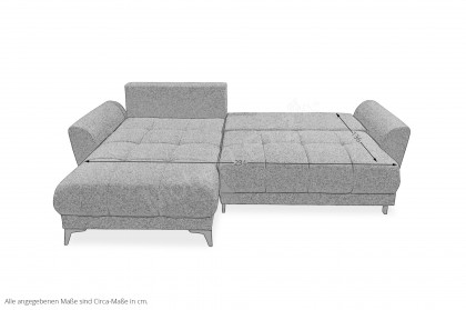 Bern-LE24 von ED-Lifestyle - Ecksofa Variante links mint