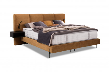 Micama von ADA Premium - Boxspringbett 180 brown-beige