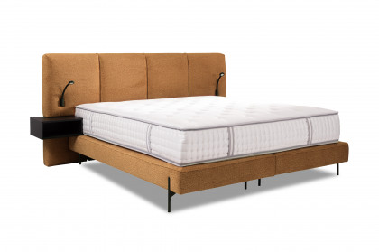 Micama von ADA Premium - Boxspringbett 180 brown-beige