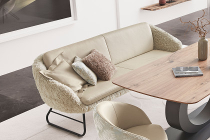 KOINOR Boneo - Esszimmerbank cremefarben