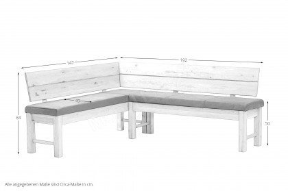 Lars-dining von Schösswender - Eckbank in Braun/ Wildeiche geölt