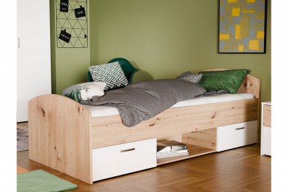 Culgoa von Forte - Jugendzimmer-Set mit Kombischrank & Stauraumbett