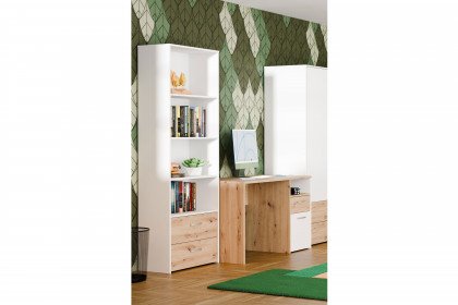 Culgoa von Forte - Jugendzimmer-Set mit Kombischrank & Stauraumbett