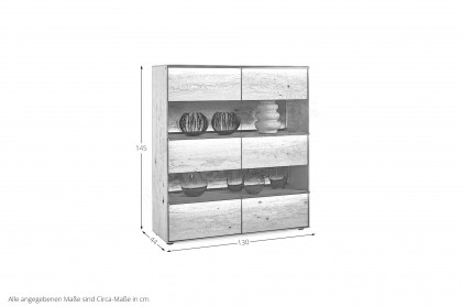 Anea von Hartmann - Highboard 7131 Kerneiche natur