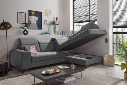 Rockdale-LE24 von ED-Lifestyle - Ecksofa rechts anthrazit