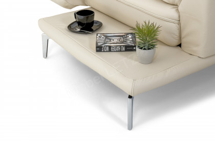 HU-HP21001 von Hukla - Ledersofa ecru