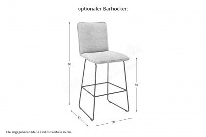 Orlando Lift von Akante - Bartisch höhenverstellbar