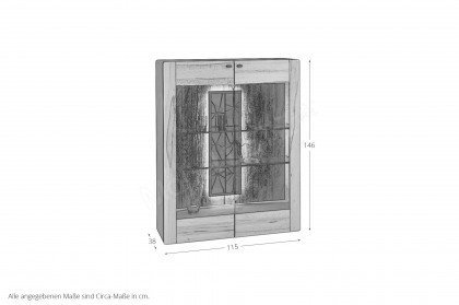 Knud von Hartmann - Highboard aus massiver Kernbuche