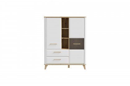 Wardiol von Forte - Highboard Artisan Oak/ white