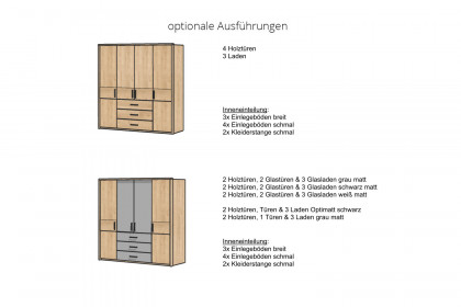 Florenz von Schösswender - Kombi-Schrank Wildeiche natur geölt