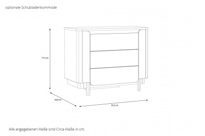 Vodol-sleeping von Forte - modernes Schlafzimmer-Set sand - schwarz