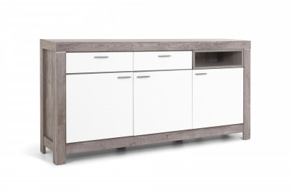 Granada von Wohnconcept - Sideboard in Haveleiche mit weiß 2. Wahl