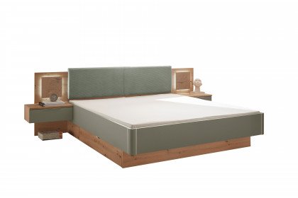 Simada von LIV'IN - Schlafzimmer-Set Eiche Artisan - salbei-grün