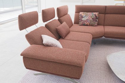 KOINOR Elements - Designersofa rechts rot