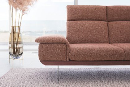 KOINOR Elements - Designersofa rechts rot