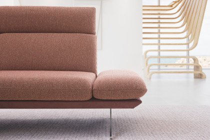 KOINOR Elements - Designersofa rechts rot