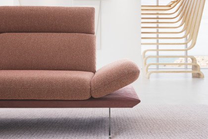 KOINOR Elements - Designersofa rechts rot