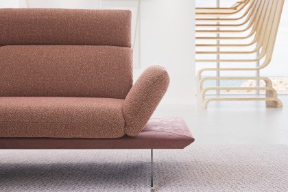 KOINOR Elements - Designersofa rechts rot