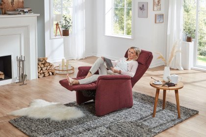 Kilian Comfort RelaXX von Polsteria - TV-Sessel bordeaux