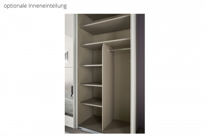 Henderson von set one by Musterring - Kleiderschrank 300 weiß - Spiegel