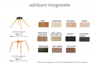 9030 von Hjort Knudsen - Stuhl grau/ mattschwarz
