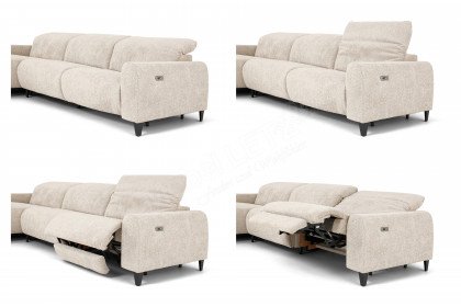 Viborg von Grant Factory - Ecksofa links beige