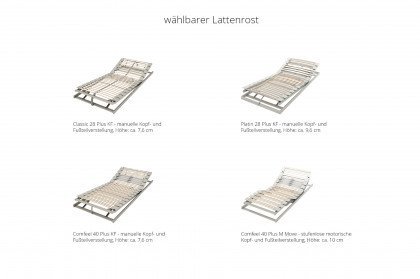 Finn von Skandinavische Möbel - Polsterbett steel mit Bettkasten