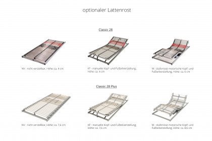 Lovis von Skandinavische Möbel - Polsterbett beige