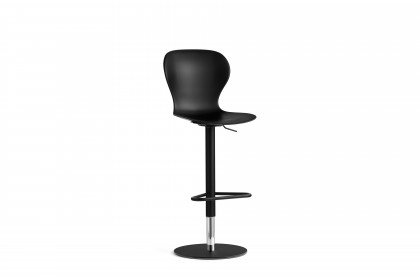 OPS! von connubia by calligaris - Barstuhl schwarz matt/ silber