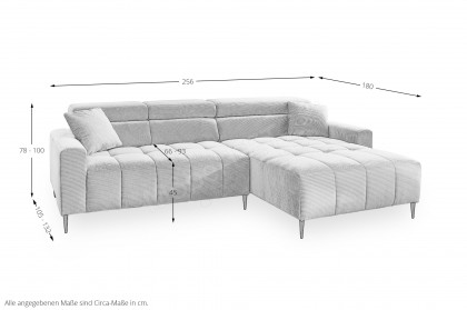 Simple von AZ Iwaniccy - Polstersofa rechts silber