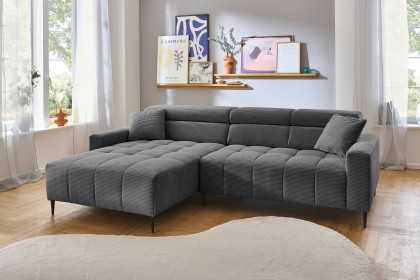 Simple von AZ Iwaniccy - Ecksofa links grau