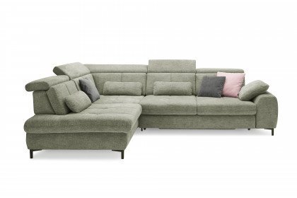 SO 3400 von set one by Musterring - Ecksofa Ausführung links green