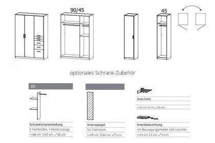 Allrounder von Rauch Blue - Allzweck-Schrank-Kombi weiß