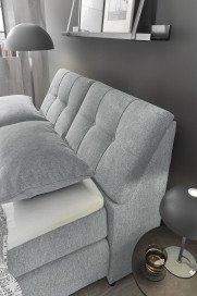 Fairfield von set one by Musterring - Boxspringbett 140 KT3 mit Stauraum light grey