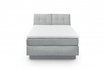 Fairfield von set one by Musterring - Boxspringbett 140 KT3 mit Stauraum light grey