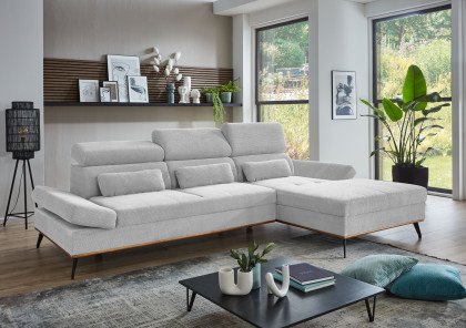 Mesa von AZ Iwaniccy - Polstersofa rechts hellgrau