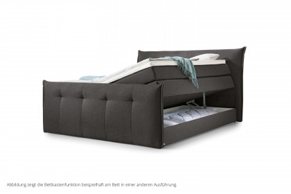 Florida von set one by Musterring - Boxspringbett KT2 anthrazit