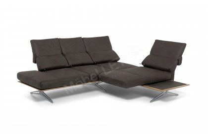 KOINOR Finero - Ecksofa rechts dunkelbraun