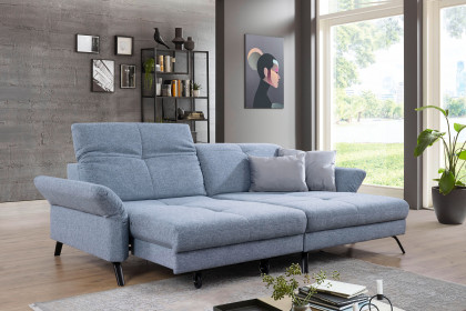 SO 4400 von set one by Musterring - Ecksofa Variante rechts eisblau