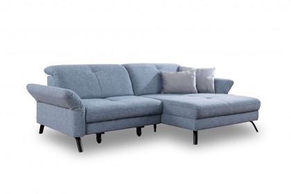 SO 4400 von set one by Musterring - Ecksofa Variante rechts eisblau