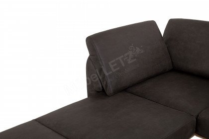 KOINOR Finero - Ecksofa links dunkelbraun