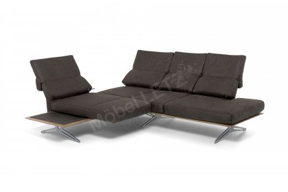 KOINOR Finero - Ecksofa links dunkelbraun