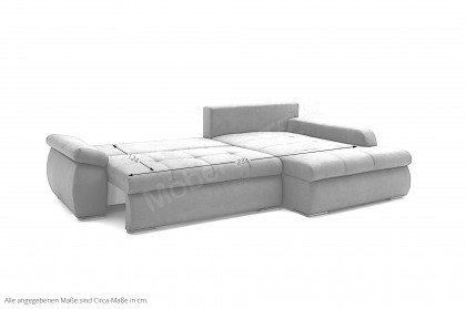 Rebel von AZ Iwaniccy - Polstersofa Variante rechts creme